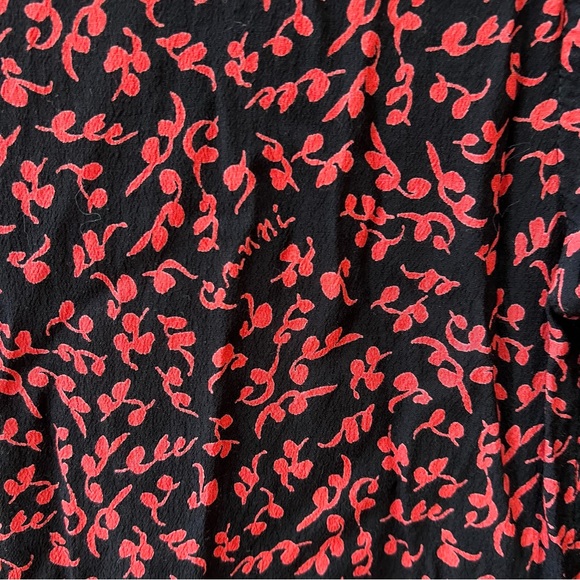 Ganni Printed Shirt Dress Crepe Material - Picture 8 of 10